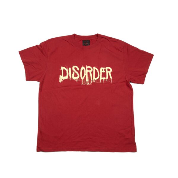 DISORDER Spray SS Tee DISORDER RED