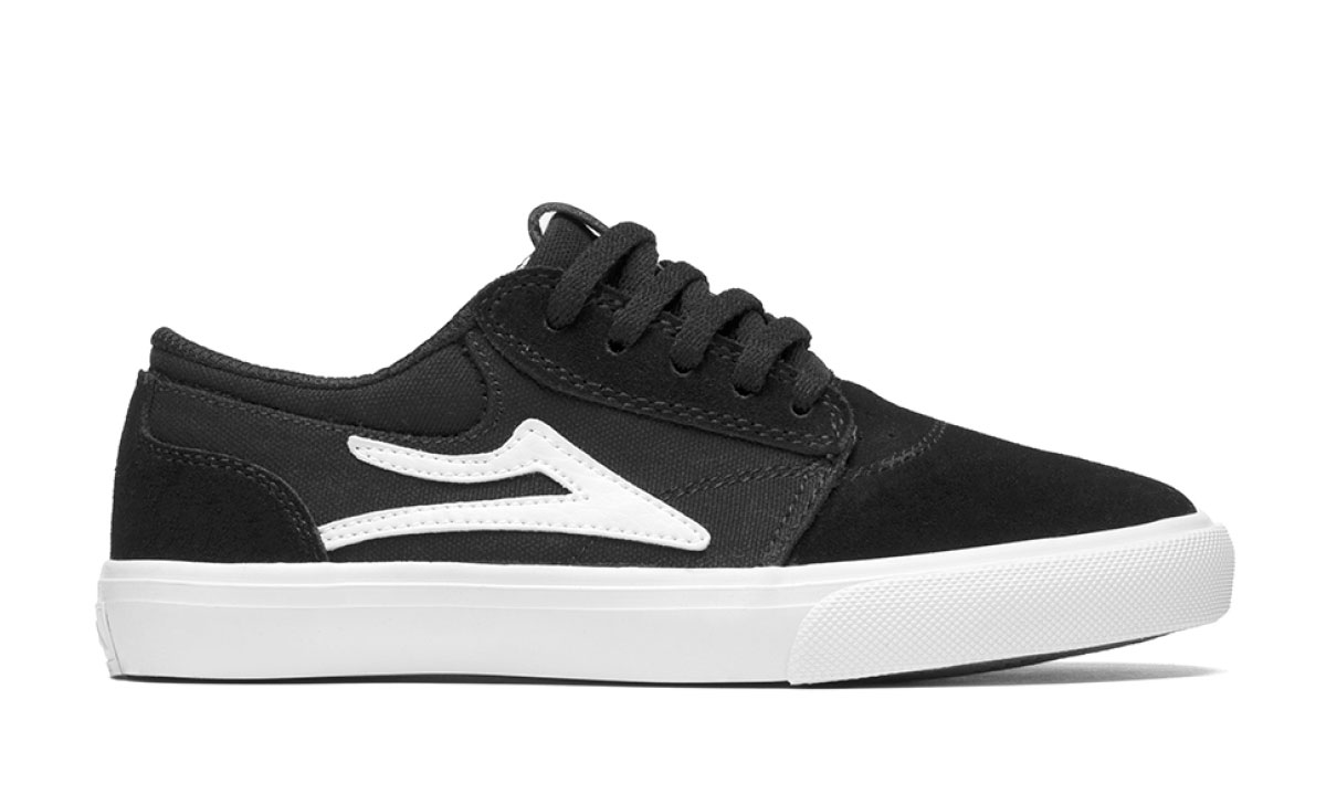 LAKAI GRIFFIN KIDS BLACK/WHITE SUEDE - 画像 (2)
