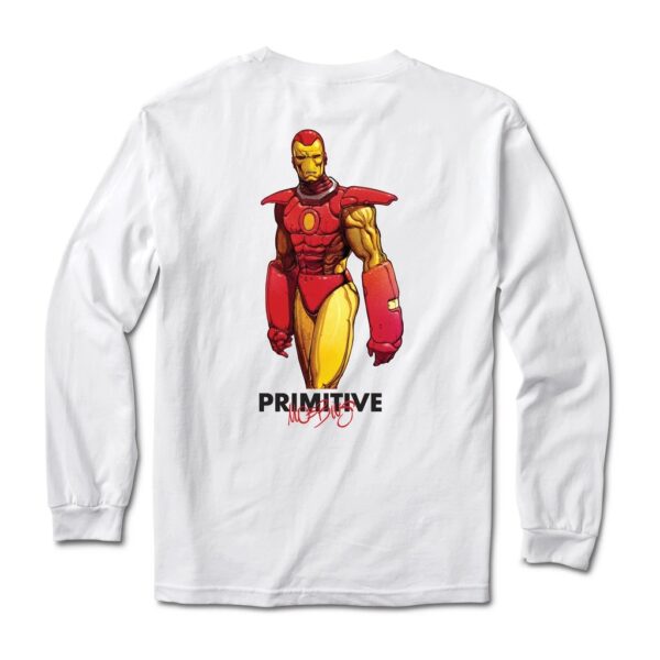 【セール】PRIMITIVE-MOEBIUS IRON MAN L/S TEE WHITE