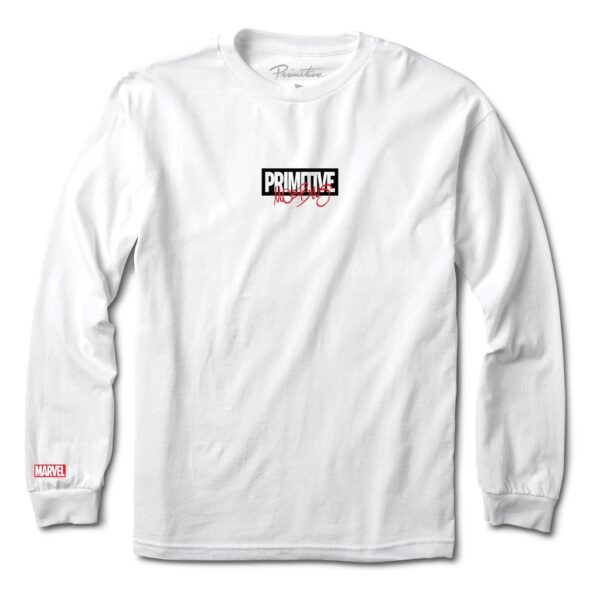 【セール】PRIMITIVE-MOEBIUS IRON MAN L/S TEE WHITE - 画像 (2)