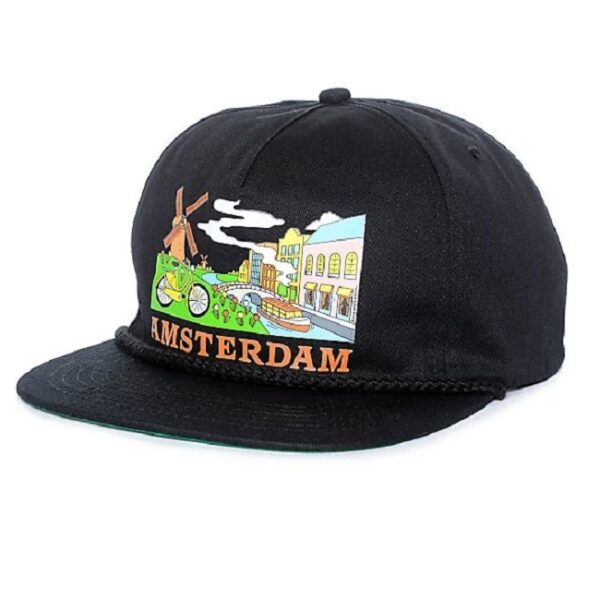 S.MENTAL SNAPBACK AMSTERDAM TOURIST BLACK/CANVAS