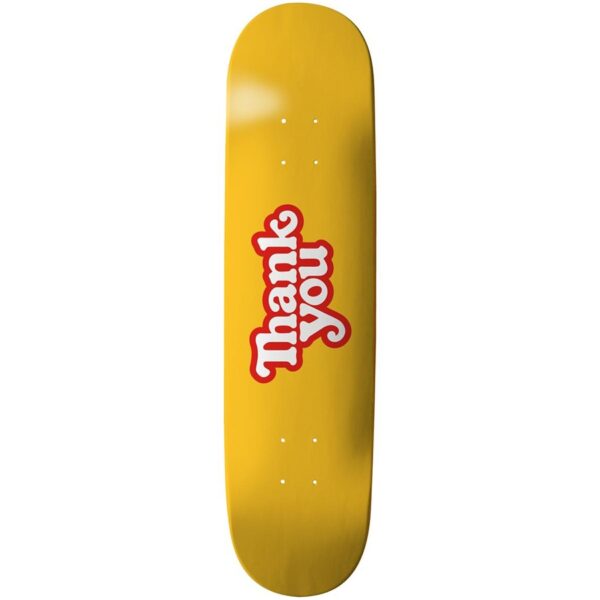 THANK YOU THANK YOU YELLOW LOGO DECK