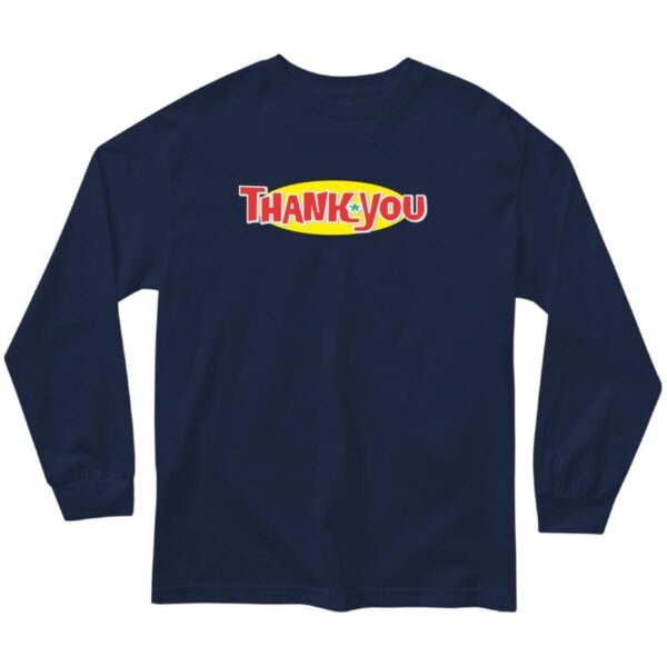 THANK YOU POPS LONGSLEEVE TEE NAVY