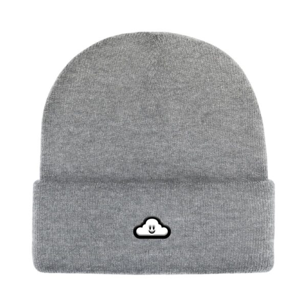 THANK YOU CLOUDY BEANIE HEATHER GREY