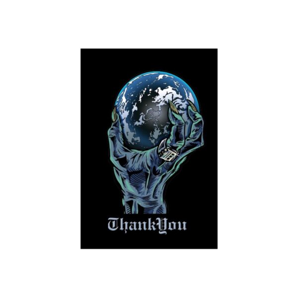 THANK YOU CLUTCHES STICKER - 20 PACK BLACK