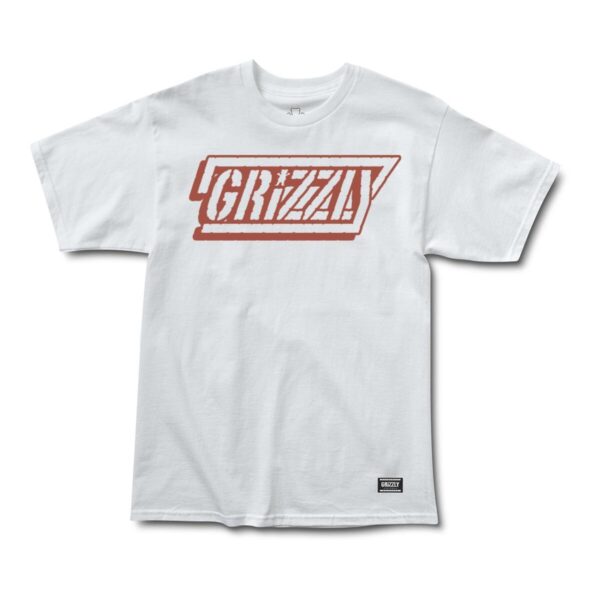 Grizzly Speed Freak SS Tee WHITE