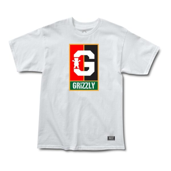 Grizzly Montego Bay SS Tee WHITE