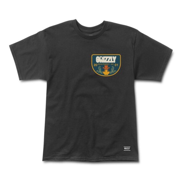 Grizzly Harvest Moon SS Tee BLACK