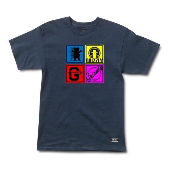 Grizzly Iconoclast SS Tee NAVY