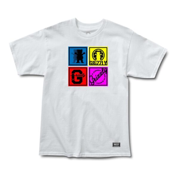 Grizzly Iconoclast SS Tee WHITE