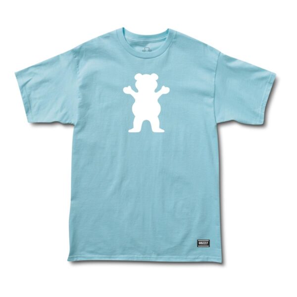 Grizzly OG Bear S/S Tee POWDER BLUE/ WHITE