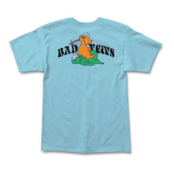 Grizzly Bad News Brawl SS Tee POWDER BLUE