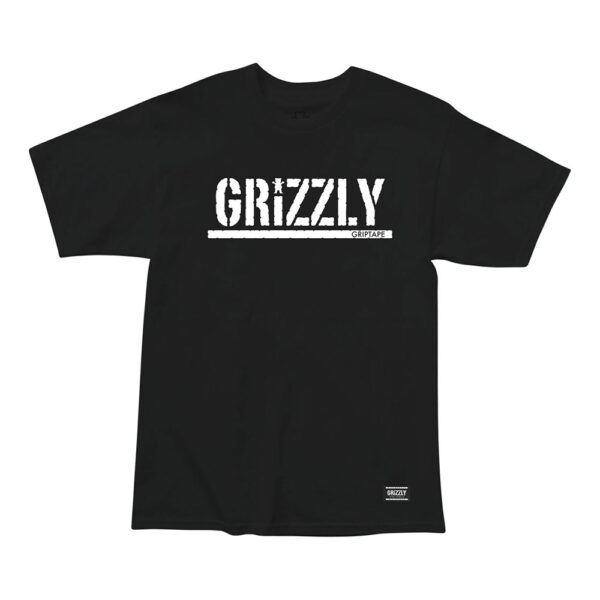 Grizzly Stamp S/S Tee BLACK/ WHITE