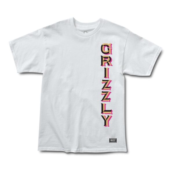 Grizzly Saloon SS Tee WHITE