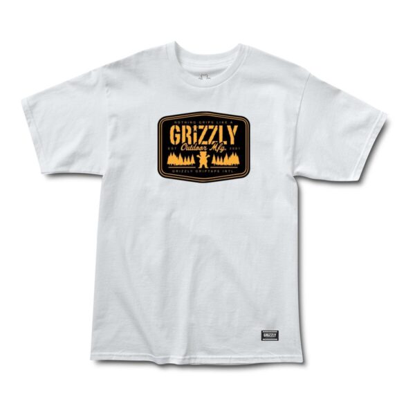 Grizzly Tall Pines SS Tee WHITE