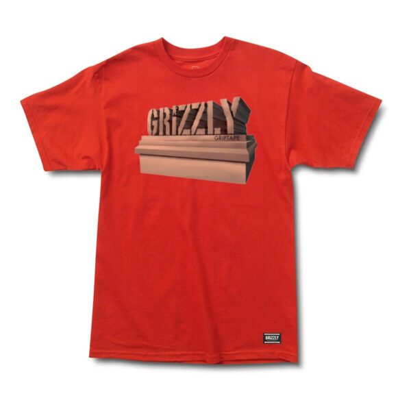 Grizzly Monument SS Tee RED