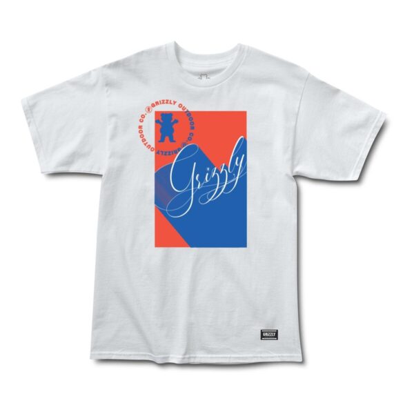 Grizzly Follow The Script SS Tee WHITE