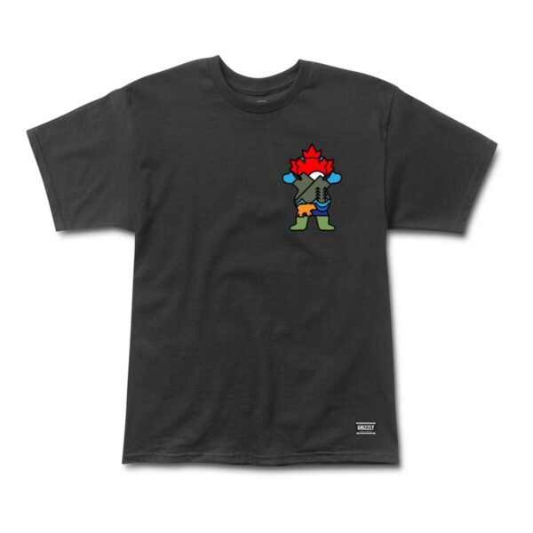 Grizzly Maple Leaf SS Tee BLACK