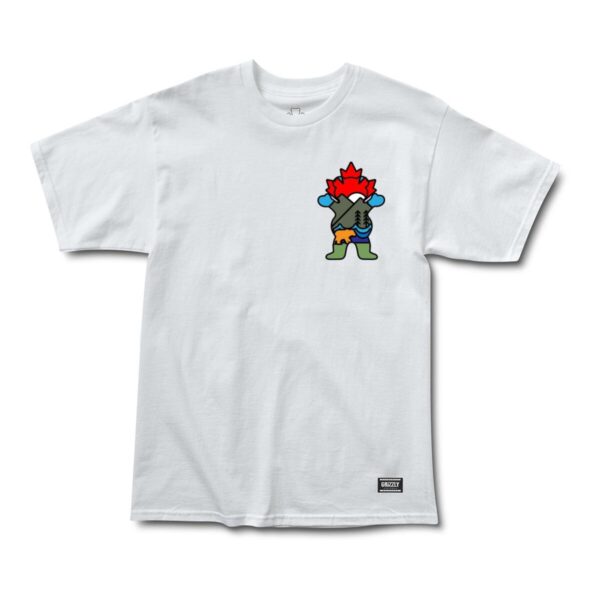Grizzly Maple Leaf SS Tee WHITE