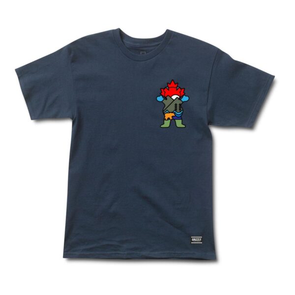 Grizzly Maple Leaf SS Tee NAVY