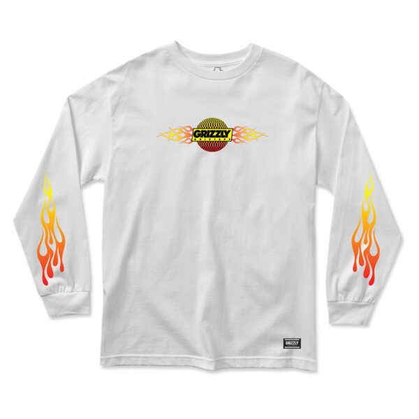 GRIZZLY FLAMETHROWER L/S WHITE