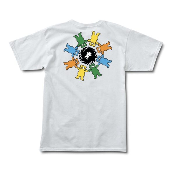 GRIZZLY VORTEX SS TEE WHITE