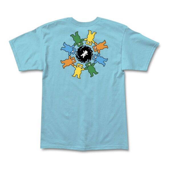 GRIZZLY VORTEX SS TEE CAROLINA BLUE