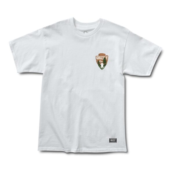 GRIZZLY NATIONAL TREASURE SS TEE WHITE