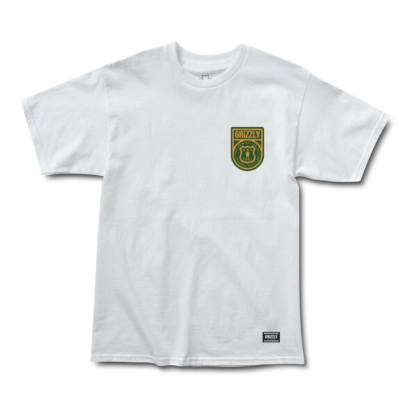 GRIZZLY WITHOUT A TRACE SS TEE WHITE