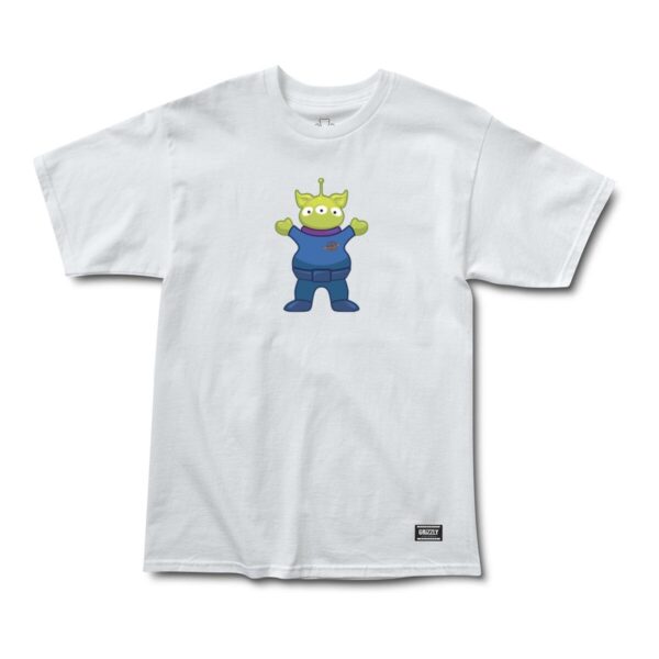 GRIZZLY ALIEN LIFE FORM SS TEE WHITE