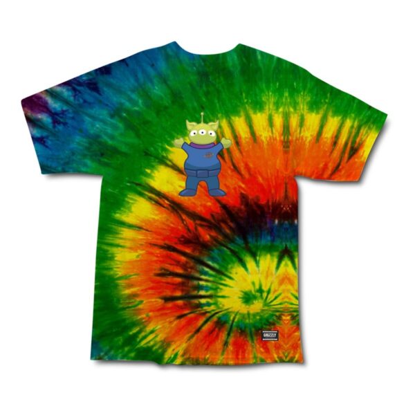 GRIZZLY ALIEN LIFE FORM SS TEE TIE DYE