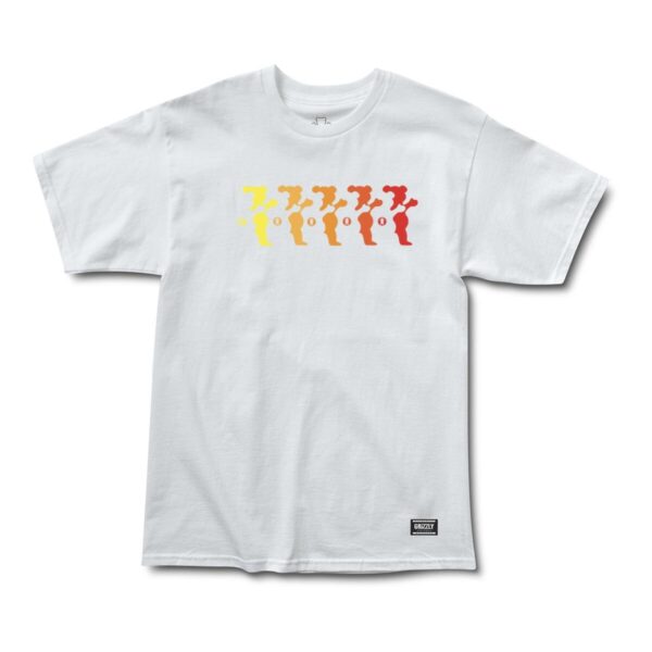 GRIZZLY OMBRE SS TEE WHITE