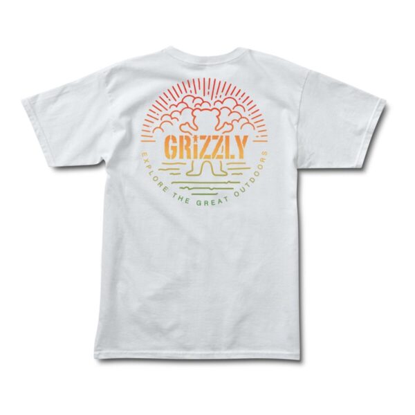 GRIZZLY POSITIVE IRATION SS TEE WHITE