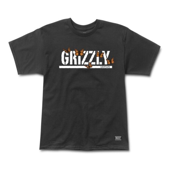 GRIZZLY MONARCH SS TEE BLACK