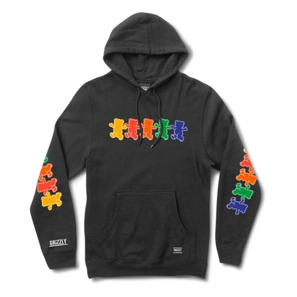 GRIZZLY Strange Trip Hoody BLACK