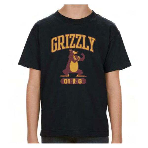 GRIZZLY Put Em Up Youth SS Tee BLACK