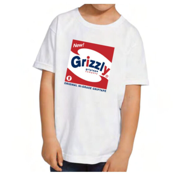 GRIZZLY Wash Up Youth SS Tee WHITE