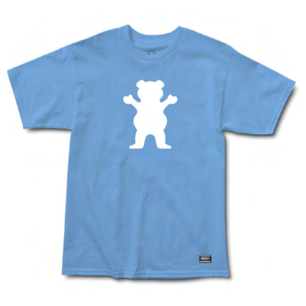 GRIZZLY OG Bear S/S Tee CAROLINA/WHITE
