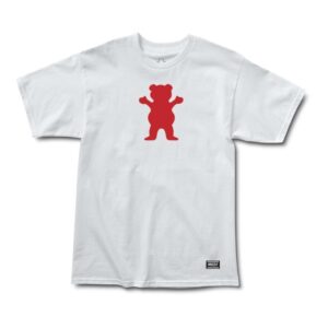 GRIZZLY OG Bear S/S Tee WHITE/ RED