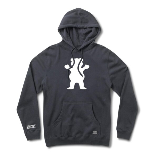 GRIZZLY OG Bear Hoodie NAVY/WHITE