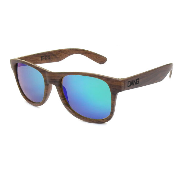 LOCO Wood Matte X Green Mirror Polarized