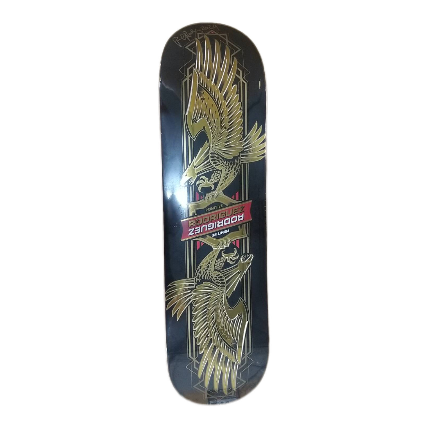 PRIMITIVE RODRIGUEZ TWIN NOSE EAGLE PAUL RODRIGUEZ 直筆 サイン入り DECK 8.25