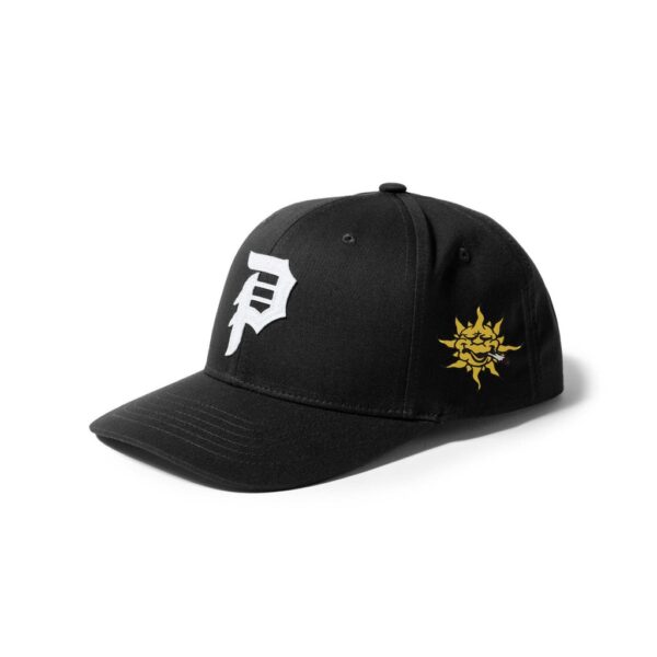 PRIMITIVE BURNT SNAPBACK BLACK