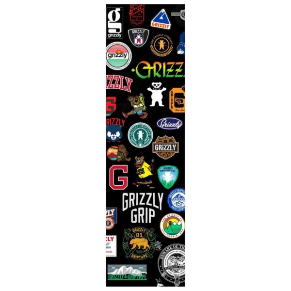 GRIZZLY Patchwork Griptape BLACK