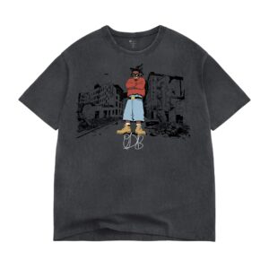 COLOR BARS HARLEM TEE VINTAGE BLACK