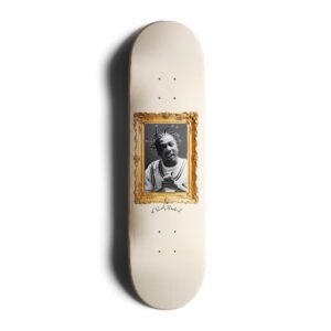 COLOR BARS PORTRAIT SKATEBOARD OFF WHITE