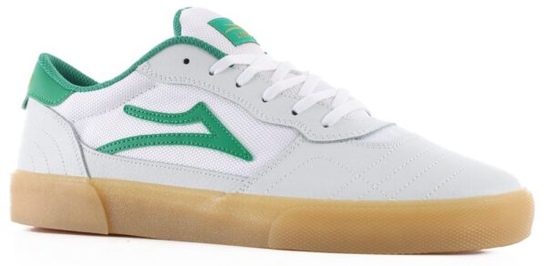 LAKAI CAMBRIDGE WHITE/GREEN LEATHER SHAMROCK LIMITED - 画像 (3)