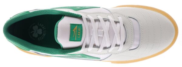 LAKAI CAMBRIDGE WHITE/GREEN LEATHER SHAMROCK LIMITED - 画像 (4)
