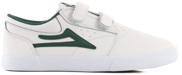 LAKAI GRIFFIN KIDS WHITE/PINE LEATHER