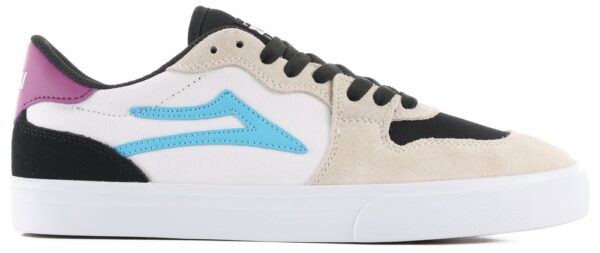 LAKAI YORK WHITE/BLACK SUEDE